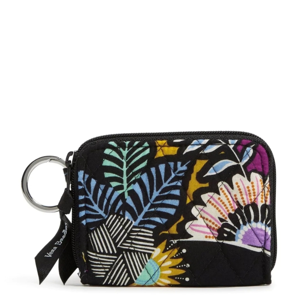 Vera Bradley Kauai Floral RFID Petite Zip-Around Wallet